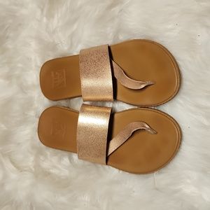 Reef Rose Gold Thong Sandal